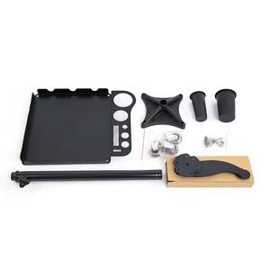 थोक हज्जाम की दुकान स्मार्ट आयोजन ट्रे चल तह काले स्टेनलेस स्टील सौंदर्य सैलून बाल विस्तार ट्रे ट्राली - Product Image 6