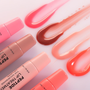 Traitement des lèvres au peptide personnalisé marque privée baume à lèvres brillant traitement support magnétique en silicone <span class=keywords><strong>4</strong></span> packs de traitement des lèvres au peptide - Product Image 1
