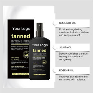 Aceite de bronceado de <span class=keywords><strong>playa</strong></span> de verano con logotipo personalizado de fábrica OEM esencia para el cuidado de la piel para bronceado de bronce - Product Image 3