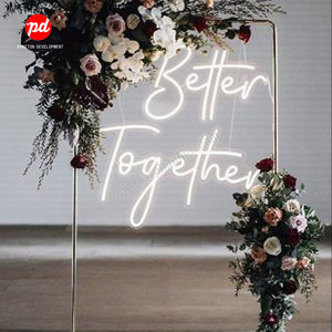 Evento Decor Neon Croce di Luce, Amore Segno Al Neon per la Decorazione di Cerimonia Nuziale - Product Image 4