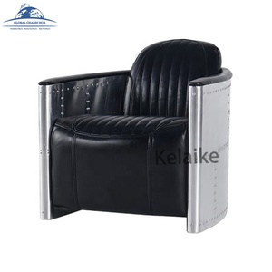 <span class=keywords><strong>Fauteuil</strong></span> d'appoint industriel style loft, <span class=keywords><strong>fauteuil</strong></span> Tomcat rembourré, <span class=keywords><strong>fauteuil</strong></span> en cuir beige, <span class=keywords><strong>fauteuil</strong></span> <span class=keywords><strong>aviateur</strong></span> <span class=keywords><strong>noir</strong></span> - Product Image 1