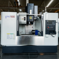 Machine de tournage CNC VMC1690 Fanuc verticale, robuste, 3 axes, automatique, haute précision, pour le traitement des métaux