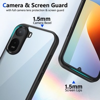 Funda para Xiaomi Redmi A7 Pro 4G / Poco C85x 5G Versión Global, Ultra Delgada, Marco de TPU Suave, Parte Trasera Rígida de PC Transparente