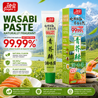 Distributeurs de pâte de wasabi Jingba 43g, sauce moutarde verte de style japonais pour les importateurs de sushi et de sashimi, approvisionnement en gros