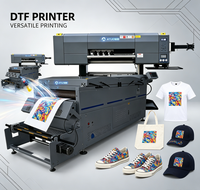 Nouvelle imprimante DTF jet d'encre 60 cm 5 têtes I3200 12 couleurs avec secoueur de poudre automatique et sécheur 2026