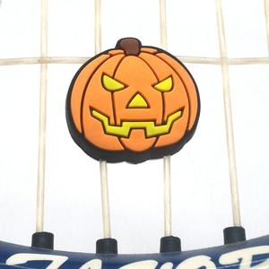 Amortisseur de raquette de tennis, dessin <span class=keywords><strong>animé</strong></span>, animal, fantôme, citrouille, <span class=keywords><strong>café</strong></span>, Noël, Halloween, éléments d'amortissement - Product Image 4