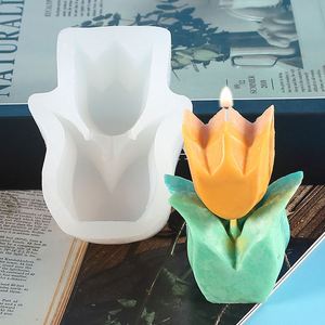 Hot Sale <b>Silicone</b> Candle Molds DIY Sunflower Soy Wax Candle Making <b>Tool</b> Wholesale Luxury Home Decor 3D Scented Candle Molds - Product Image 3