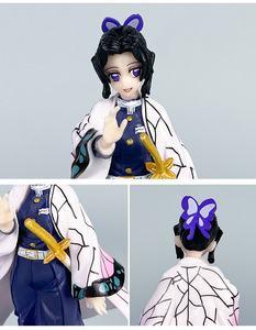 15 Estilos <span class=keywords><strong>Manga</strong></span> Estatuilla Estatuas Demon Slayer Kamado Nezuko <span class=keywords><strong>Rengoku</strong></span> Senjuro Kamado Tanjirou Kochou Shinobu PVC Anime Figura Juguetes - Product Image 4