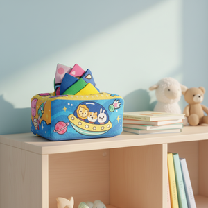 Joysun Jouets sensoriels cognitifs en tissu pour l'éveil des tout-petits, boîte à mouchoirs pour bébé, jouets créatifs éducatifs STEM pour les voyages - Product Image 2