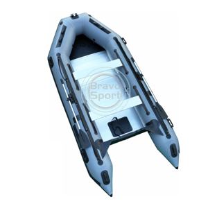 Bateau pneumatique essentiel pour la pêche, 420 cm, homologué CE, PVC, coque en aluminium en V profond - Product Image 6