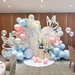 Modello 2026 di Composizione Floreale Artificiale Rosa e Bianca per Runner, Decorazione per Tavolo Torta, Sfondo e Arco per Matrimoni e Feste di Compleanno - Product Image 3