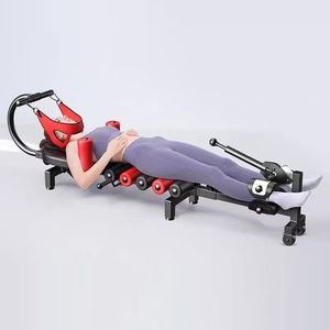 <span class=keywords><strong>Banc</strong></span> de traction <span class=keywords><strong>lombaire</strong></span> moderne en métal réglable, civière cervicale extensible pour le cou et le corps, dispositif d'extension de la colonne vertébrale pour la maison, sécurité - Product Image 1