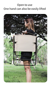 เก้าอี้พับสำหรับตั้งแคมป์ คุณภาพดี ปรับระดับได้ - Product Image 6