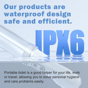 Bouteille de bidet portable - Double pulvérisation, étanche IPX7 et arrêt automatique |   Votre solution abordable d'hygiène personnelle partout - Product Image 6