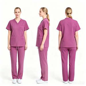 Scrubs à séchage rapide uniforme à manches courtes salle d'opération du médecin brossage vêtements dentaire Oral Pet hôpital personnel uniforme - Product Image 6