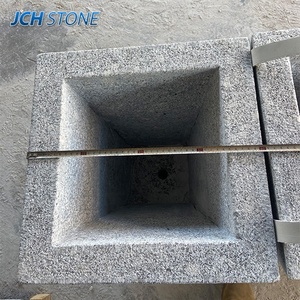 Sculpté à la main extérieur <span class=keywords><strong>jardin</strong></span> décoration gris granit <span class=keywords><strong>pierre</strong></span> planteur Pot <span class=keywords><strong>de</strong></span> fleur <span class=keywords><strong>pierre</strong></span> sculpture <span class=keywords><strong>auge</strong></span> - Product Image 5