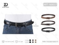 Cintura da Uomo 3,5 cm con Fibbia in Lega, in Pelle Bovina, Stile Casual - Product Image 1