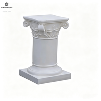 Pots à fleurs en marbre faits à la main de haute qualité, sculptures de piliers en pierre personnalisées pour la décoration de la cour et de la maison