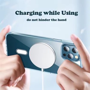 Funda Protectora Transparente de Acrílico y TPU a Prueba de Golpes para iPhone 17, 16 y 15 Pro, con Carga Inalámbrica Magnética - Product Image 6