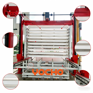 Hassas Otomatik Yükleme Boşaltma Manipülatörü 5 Katmanlı Dayanıklı Depo Rafı Entegre Akıllı Depolama Sistemi - Product Image 3