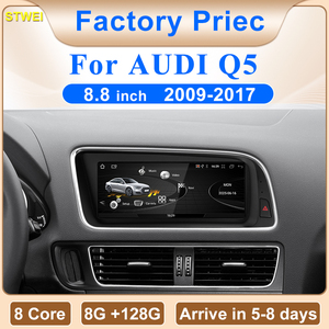 Autoradio Android 14 8 cœurs 8,8 pouces STWEI, prix usine, Carplay pour AUDI Q5 de 2009 à 2016, lecteur multimédia GPS - Product Image 2