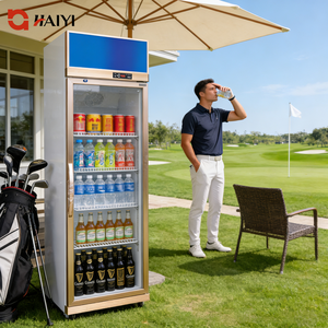 Frigorifero Verticale Espositore per Bevande da Supermercato Uso Commerciale Grande Vetrina Refrigerata per Bibite - Product Image 1