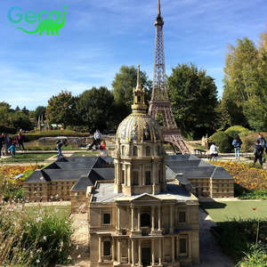 GECAI - Escultura en Miniatura para Parque, Modelo de la Torre Eiffel, Arcilla de Gesso PE, Impermeable - Product Image 6