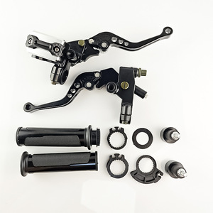Ensemble pompe de frein hydraulique et embrayage Qiangye pour moto, commande de guidon noire 22 mm pour véhicules tout-terrain - Product Image 4