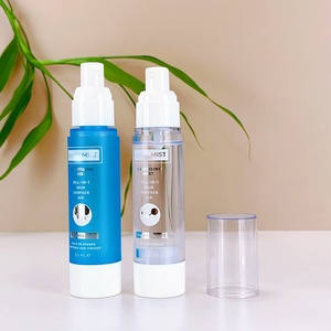 Refillable Luxury 15 30 50 80 100 120ml AS Plastic Fine Mist Airless Spray <b>Pump</b> <b>Bottle</b> for Cosmetic Lotion Cream - Product Image 4