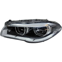 Nouveaux accessoires automobiles pour la série 5 F10 F18, ensemble de phares modifiés, feux de jour à LED Angel Eye, mise à niveau 12V 24W