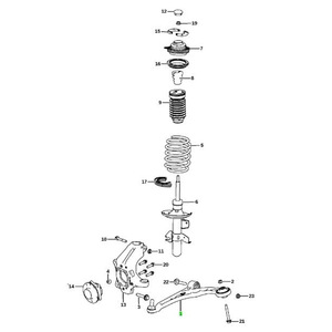 Brazo de control para Dodge Dart 2013-2016, sistema de suspensión delantera MacPherson, OE 68080584AD 68080583AD - Product Image 4