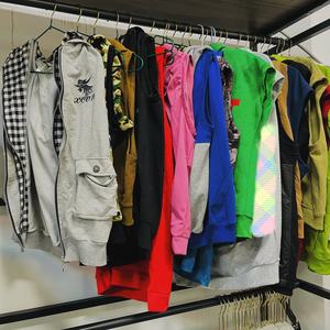 2WAY着用可能 ヴィンテージ メンズ パーカーベスト ジッパー付き ノースリーブ スポーティ ストリートウェア 古着風 ジャケット ジャックウェン工場 MOQ45kg EXW - Product Image 4