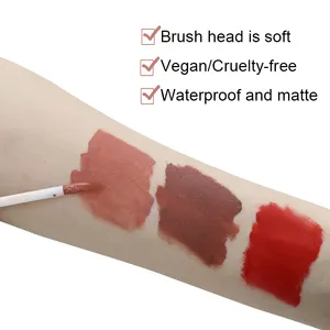 Oem Private Label Custom Colors Lipstick Make Your Own Brand Waterproof Matte Lipstick Long Lasting No Logo Liquid Lipstick