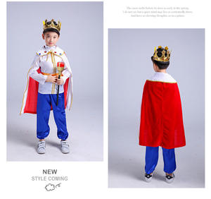 Ensemble de costume de <span class=keywords><strong>petit</strong></span> <span class=keywords><strong>prince</strong></span>, cape de roi, tenue de fête, cadeau d'anniversaire, vêtements de cosplay avec accessoires pour garçons - Product Image 4