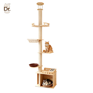 <span class=keywords><strong>B</strong></span>ầu Trời trụ <span class=keywords><strong>c</strong></span>ột <span class=keywords><strong>C</strong></span>ây mèo lớn với sisal gãi Board rắn gỗ nhảy nền tảng tích hợp mèo Đồ chơi làm tổ nút đóng <span class=keywords><strong>c</strong></span>ửa - Product Image 5