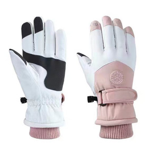 Guantes de nieve térmicos impermeables para hombres y mujeres para esquiar, snowboard, motos de nieve, capacidades de pantalla táctil, mitones de invierno # - Product Image 2