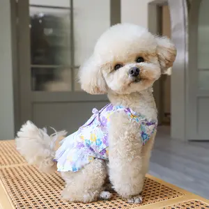 Nouveau populaire chien vêtements été mince dessin animé Mickey ours animaux gilet fournisseurs d'animaux de compagnie chien t-shirt