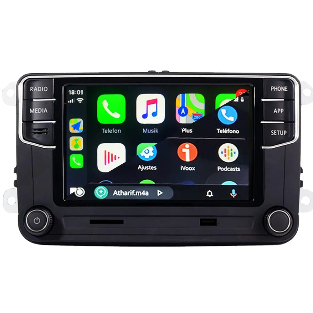 Nieuwe Android Auto Rcd360 Pro En Carplay Auto Radio Rcd330 Mib Voor Vw Golf 5 6 Jetta Cc Polo Passat B5 B6 Mk5 Mk6 Tiguan