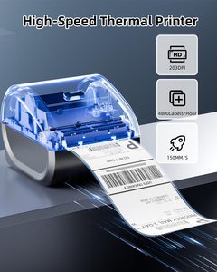 Phomemo d520bt màu phong cách inkless máy in 4x6 Nhiệt vận chuyển nhãn Maker cho kinh doanh Nhãn dán nhãn in ấn chứng khoán sẵn sàng tàu - Product Image 5