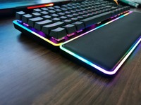 Clavier mécanique de jeu ergonomique arabe, 104 touches, filaire, étanche, Led Rgb, pour ordinateur Gamer