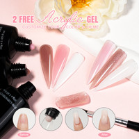 ICE NOVA Gel de Construction pour Extension d'Ongles Sans HEMA et Sans TPO, Fourniture OEM Marque Privée, Gel UV Acrylique Soak Off 15ml