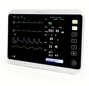 Moniteur pour ECG compteur de fréquence cardiaque respiration sang oxygène pression artérielle et température corporelle MACHINE moniteur ECG