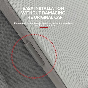 XLX Nouvelle housse <span class=keywords><strong>pare</strong></span>-<span class=keywords><strong>soleil</strong></span> pour Tesla Model 3/Y Highland, protection <span class=keywords><strong>triangulaire</strong></span> anti-chaleur et anti-UV pour toit, accessoire automobile en place - Product Image 5