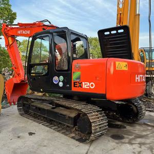 EX120-3 EX120-5 12 tonnes Meilleure vente HITACHI Ex120 Hydraulique Modèle 2018 Moteur Cummins 12 tonnes Excavatrice sur chenilles d'occasion - Product Image 2