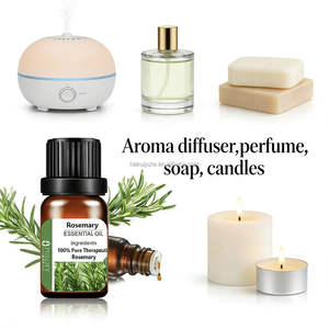 Huile essentielle <span class=keywords><strong>de</strong></span> <span class=keywords><strong>romarin</strong></span> 100% pure et naturelle |   Multifonctionnel pour diffuseur d'arômes, fabrication <span class=keywords><strong>de</strong></span> savon parfumé et <span class=keywords><strong>de</strong></span> bougies |   Parfum longue durée - Product Image 1