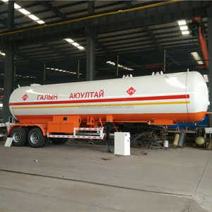 Heavy Duty 3 Axles LPG Tank Truck Trailer para propano Buen <span class=keywords><strong>precio</strong></span> 58m3 High End Custom LPG Gas Tanker Semi Trailer para la venta - Product Image 2