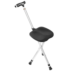 Bastón de Aluminio con Asiento, Ligero, Tipo Trípode, para Apoyo y Movilidad de Personas Mayores - Product Image 5