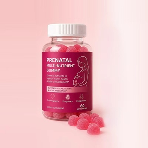 Gomitas de Apoyo a la Fertilidad Femenina de Marca Privada, Probióticos, Multivitaminas Prenatales, Equilibrio Hormonal, Salud Reproductiva - Product Image 1