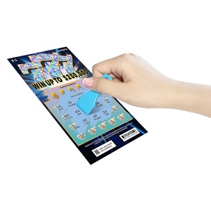 Boletos de Lotería Personalizados 777 Winning, Premio Grande, Efecto Láser Brillante, Diseños de Muestra, Impresión en Pantalla - Product Image 5