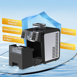 Máquina Eléctrica SOHEF 2 en 1 para Cubitos de Hielo y Smoothies, Tanque de Acero Inoxidable de 1.5L con Función de Cubos Cuadrados para Uso Doméstico - Product Image 4